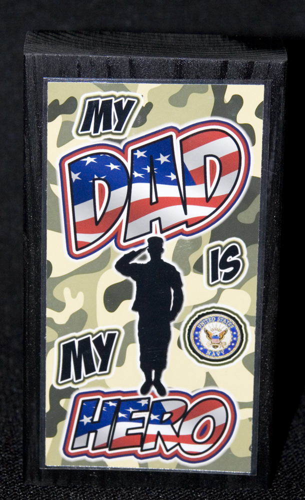 My Dad is My Hero Navy